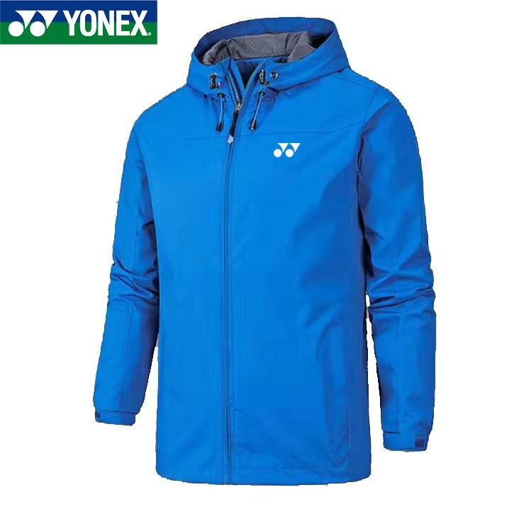 Nhật Bản mới Áo khoác mùa thu và mùa đông mới Yonex Nam ngoài trời mỏng trùm đầu Áo khoác Cầu Lông C