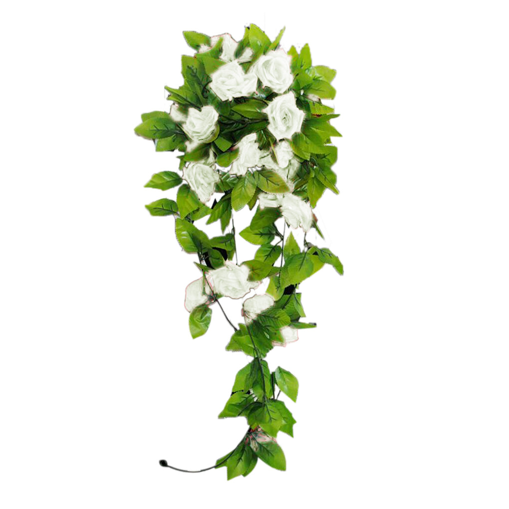 Bó hoa hồng lụa nhân tạo trang trí nhà tiệc cưới
