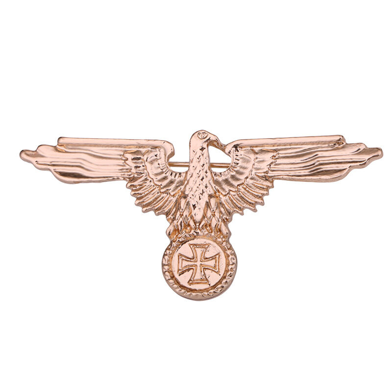 Military Academy Wind Badge Eagle Cross Pin Air Force Medal Retro Temperament Mens Corsage Women Bro