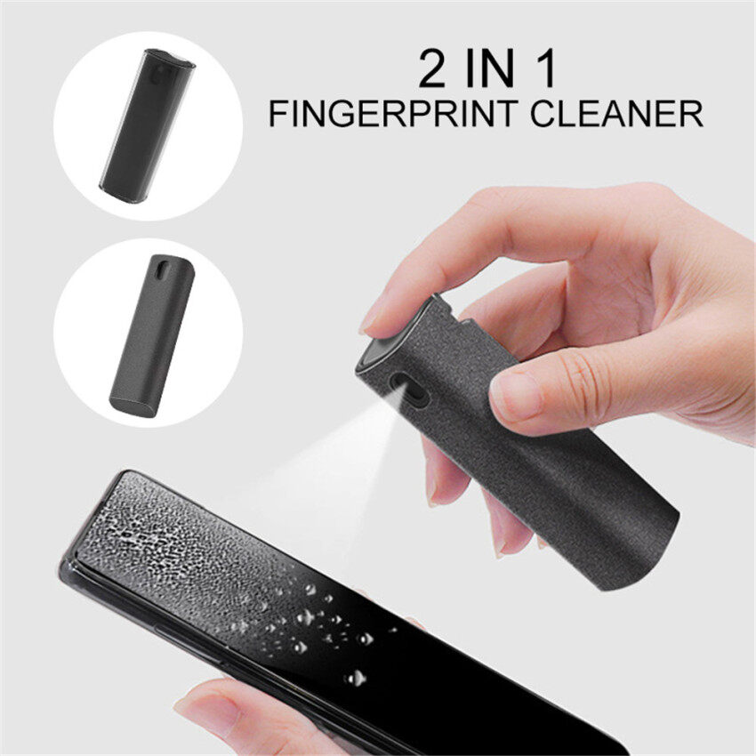 Dụng cụ vệ sinh màn hình điện thoại di động 2 trong 1 bộ vải vi sợi chống bụi màn hình máy tính phun dụng cụ vệ sinh