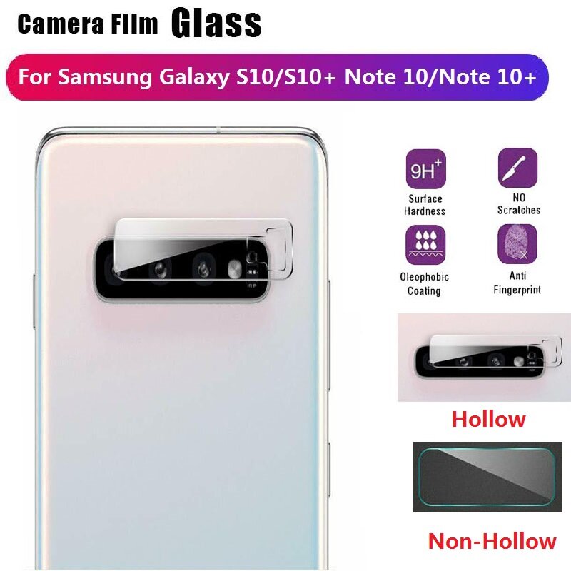 2 chiếc cho Samsung Galaxy Note 10 S10 Plus S10E kính cường lực ống kính máy ảnh miếng bảo vệ màn hình