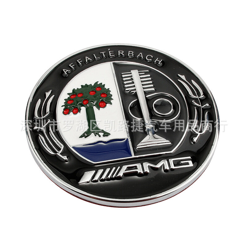 6.4Cm 3D huy hiệu kim loại Cho Mercedes Benz hông xe Sticker C Trụ Cột Huy Hiệu cốp sau Logo Đầy Màu Sắc cây táo Biểu Tượng