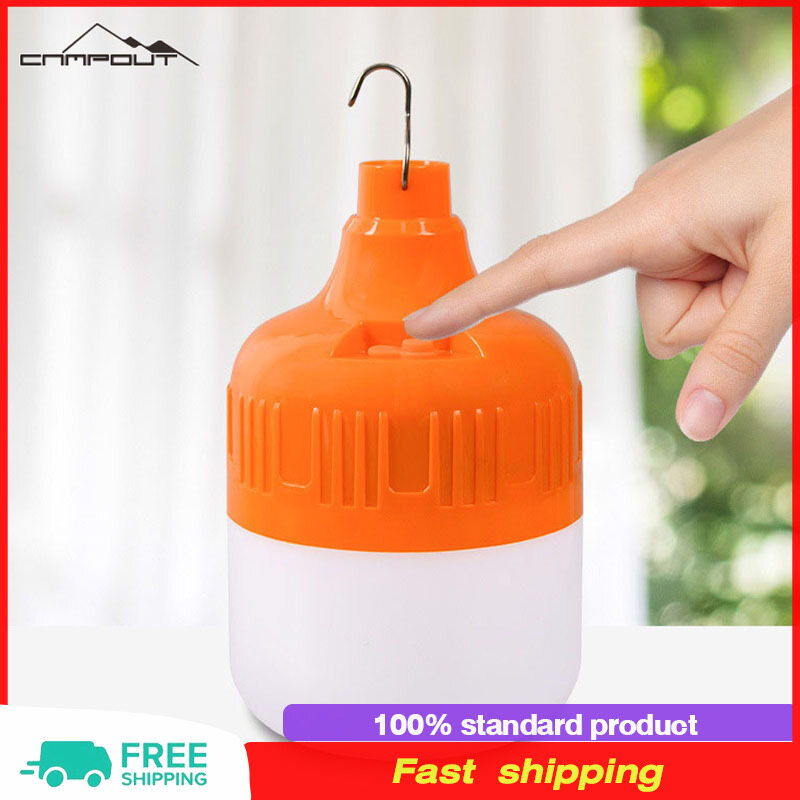  【CAMPOUT Bóng Đèn Không Dây Đèn LED Bóng Đèn Khẩn Cấp Bóng Đèn Sạc Bóng Đèn Di Động Bóng Đèn USB Đèn Cửa Hàng Đèn 【CAMPOUT  Trại 