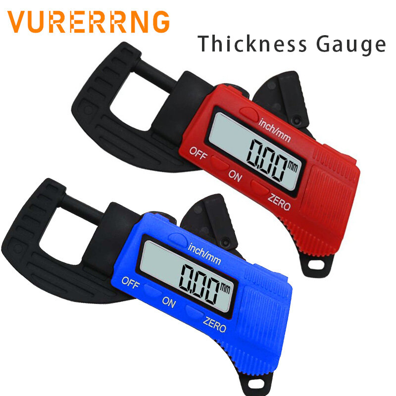 Kỹ Thuật Số Thước Đo Độ Dày Vật Liệu Tổng Hợp Sợi Các-bon Micrometer Gauge Điện Tử Máy Đo Độ Dày Dụng Cụ Đo