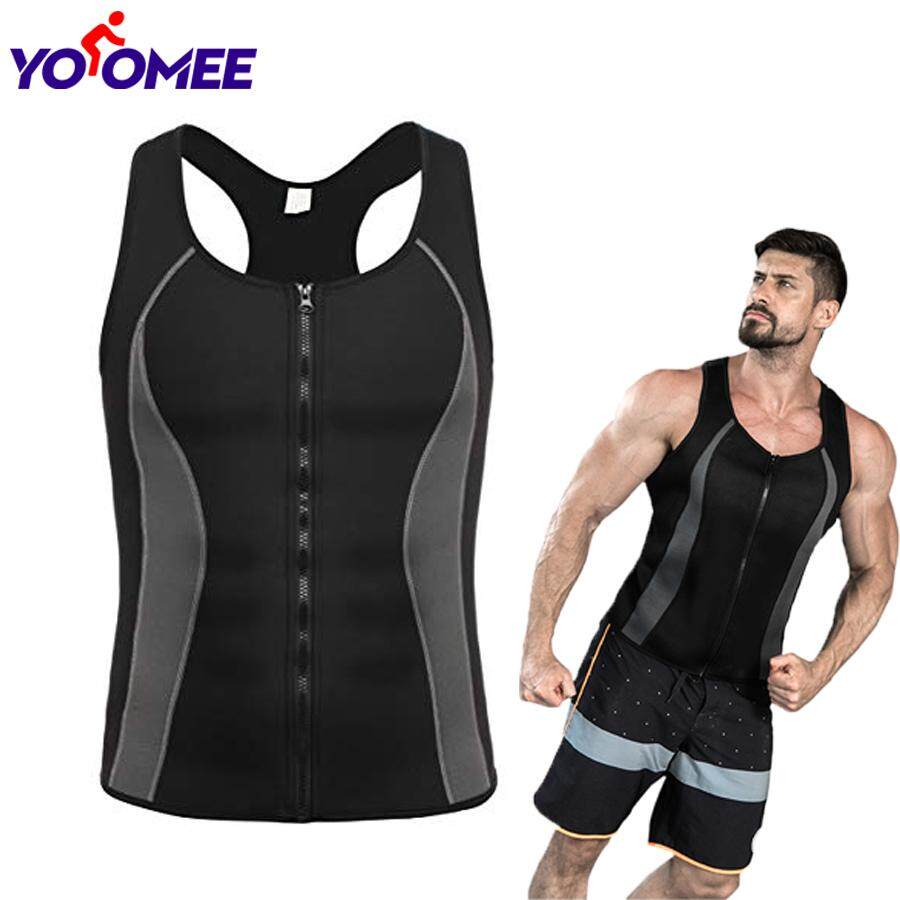 Men Waist Trainer Vest for Weightloss Hot Neoprene Corset Body