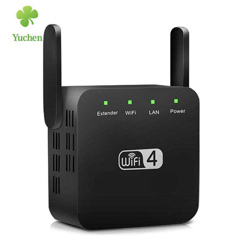 YuchenตัวขยายสัญญาณWi-Fiไร้สาย,ตัวขยายสัญญาณWi-Fi 2.4G/5Ghzจุดเชื่อมต่อสัญญาณWiFiระยะไกล300/1200 M