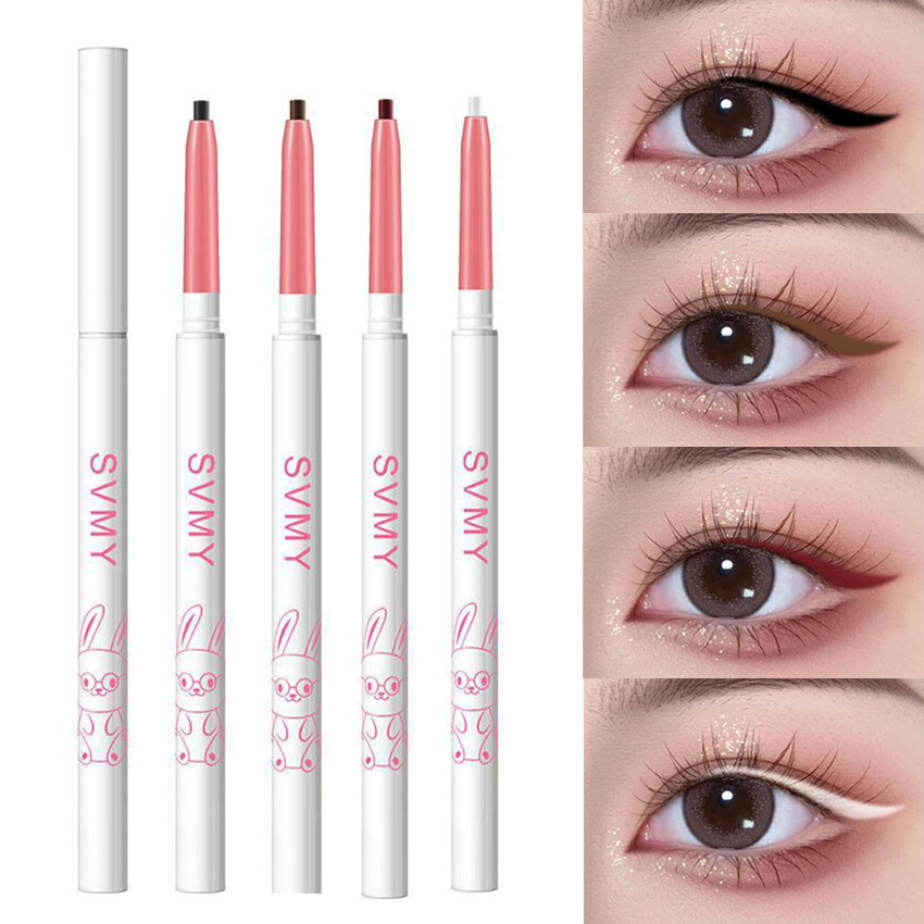Lying Bút Tằm Bút Gel Kẻ Mắt Mượt Mà Bút Kẻ Mắt Bút Trung Tính Bút Phấn Mắt Trang Điểm Dạng Lỏng Không Thấm Nước Bút Sáng Cao