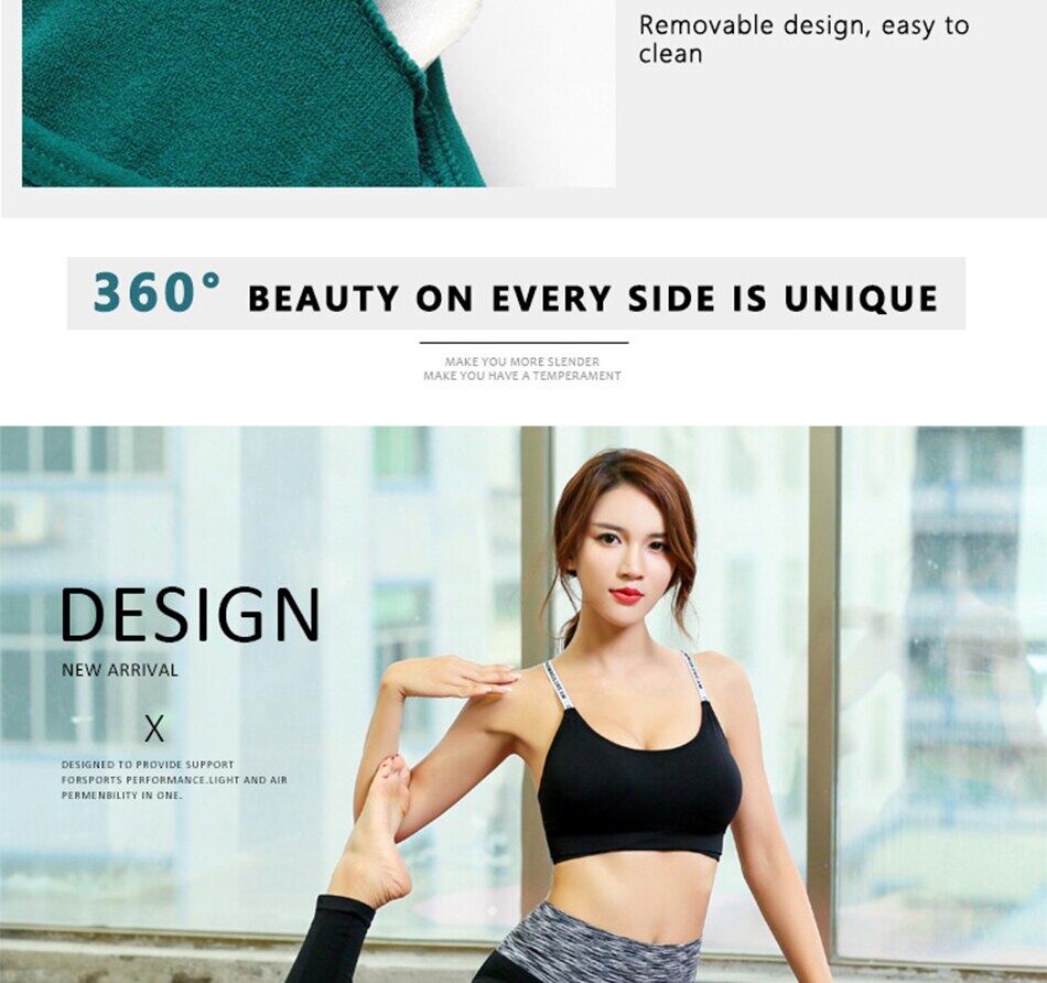 SUPERFLOWER Sports Bra Yoga Fiess Sports Quick Drying Running Gym Training Shockproof Underwear_voghion.com