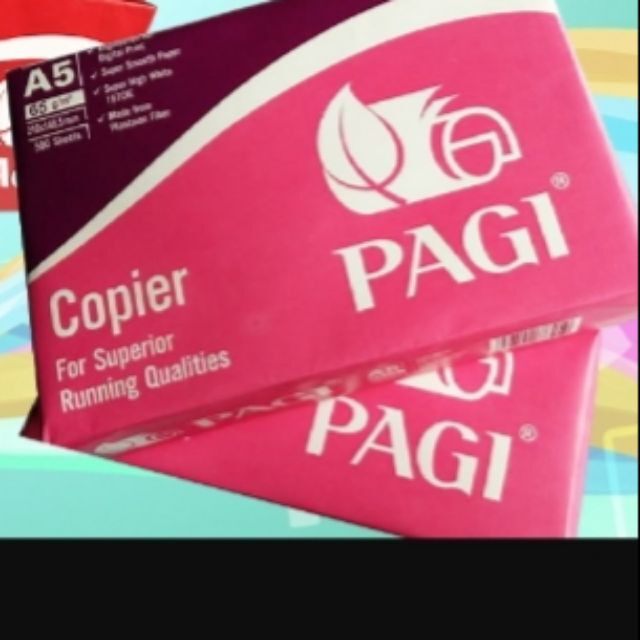 Giấy a5 pagi 65gsm