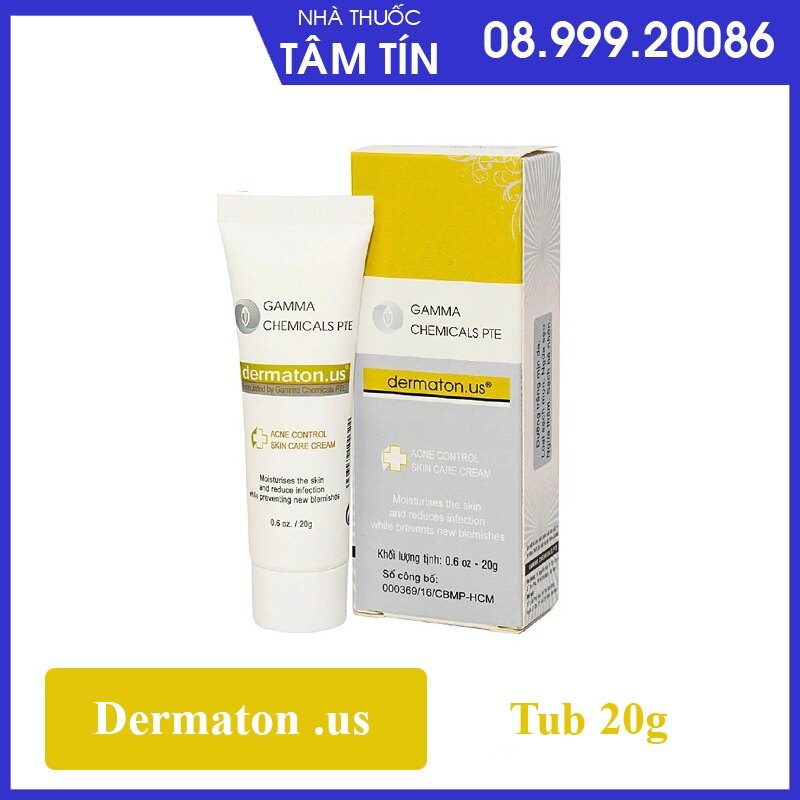 Kem Mụn Gamma Chemicals Dermaton US 20gr