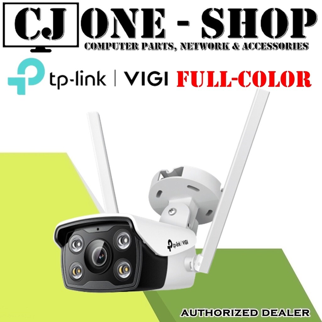 [AA TOOT]☒☈ Tp-Link VIGI C340-W (4mm) 4MP Outdoor Full-Color Wi-Fi Bullet Network Camera ราคา  6,990 บาท*ส่งฟรี