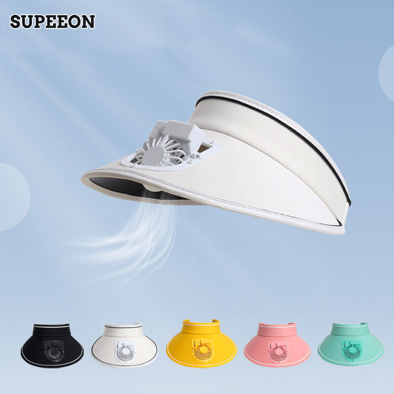 SUPEEON New visor hat With USB charging fan UV protection Outdoor travel