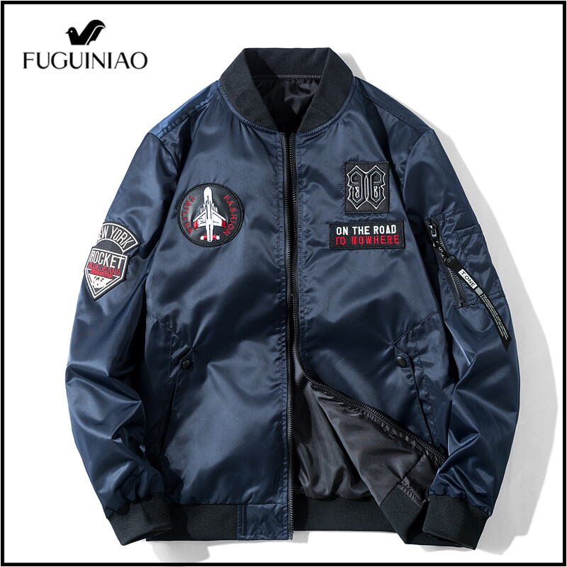 Men'S Air Force Jacket - Cotton Military Coat For Autumn Winter