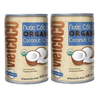 Nước cốt dừa hữu cơ Vietcoco 400ml