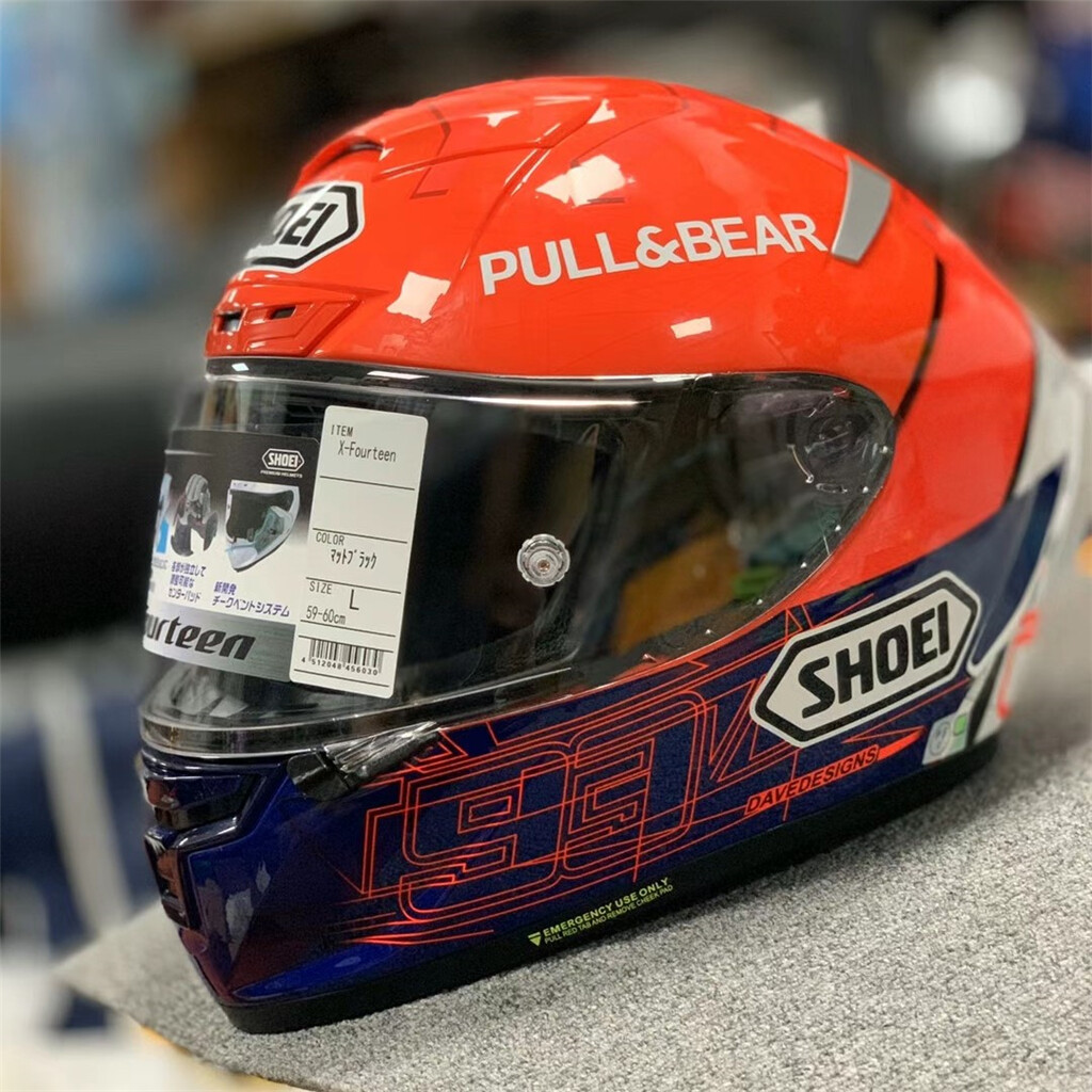 New SHOEI X14 Red Ant Helmet Brand New Design Shoei Motorcycle Full Face Helmet SHOEI Limited Edition Helmet ราคา 4,750 บาท*ส่งฟรี