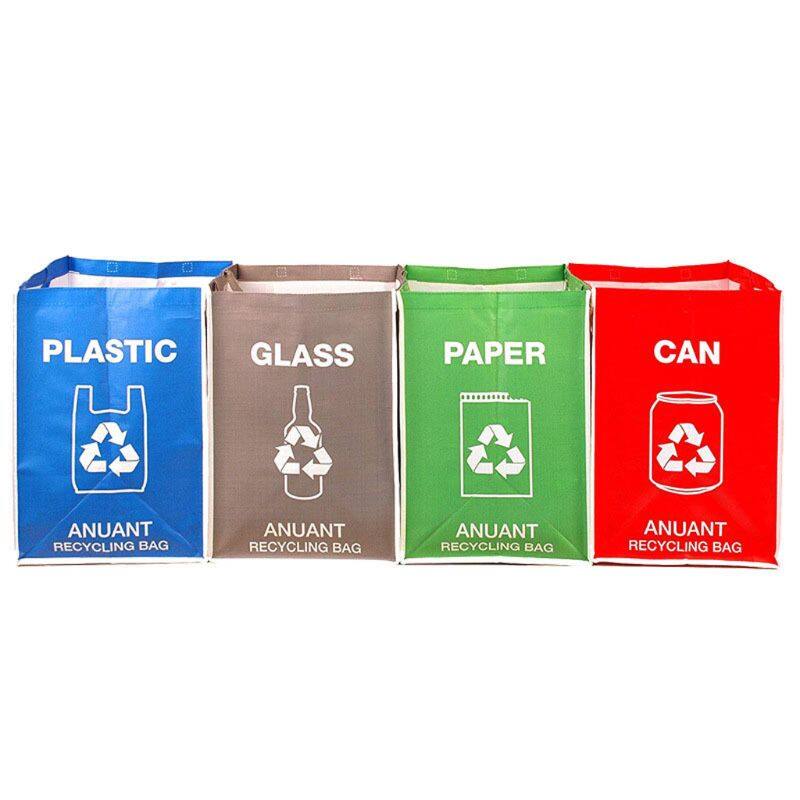 Hot Bán Túi Đựng Chất Thải Tái Chế Riêng Biệt Cho Nhà Bếp Thùng Phân Loại Rác Rác Tái Chế Trong Văn Phòng Tại Nhà Không Thấm Nước