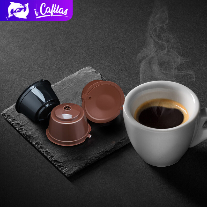 3 bộ lọc viên nén cà phê không crema tái sử dụng có thể nạp lại cho dolce gusto nescafe circolo,genio 2,mini me,mini,melody