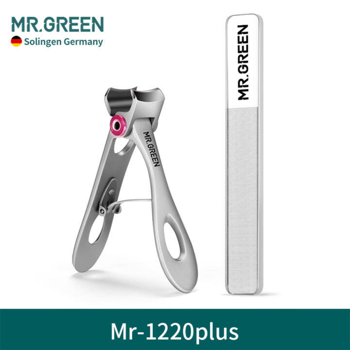 MR.GREEN Kềm cắt móng tay Thép không gỉ Móng chân mọc trong cắt Với giũa móng Nano