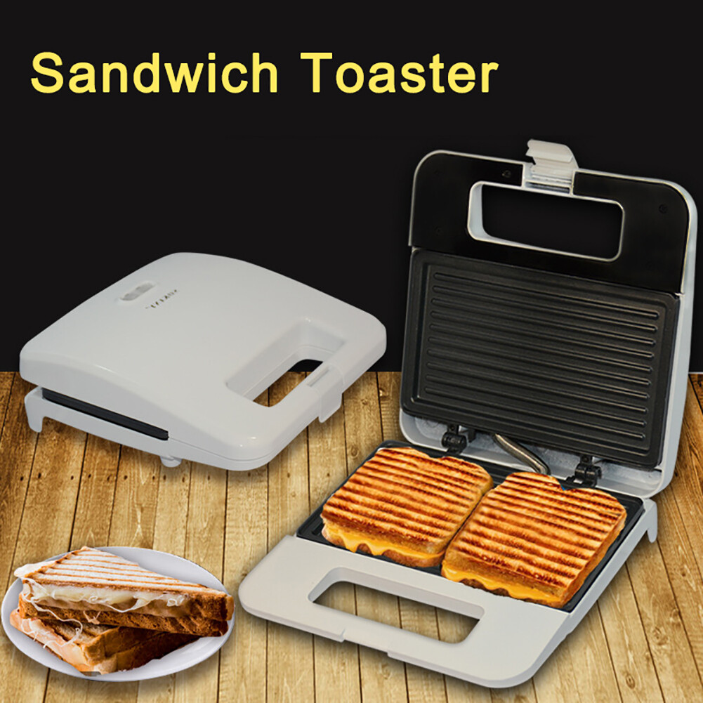 Delans®Điện Bánh Sandwich Nhà Sản Xuất Lò Nướng Tấm Nướng Bánh Mỳ Máy Làm Bánh Mì Bữa Sáng Nhà Bếp