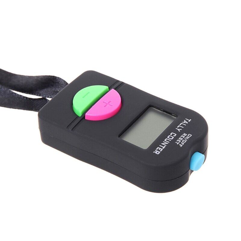 Kỹ thuật số dụng cụ đếm tính điểm bằng tay điện tử của nhãn hiệu Clicker Golf phòng tập thể dục cầm tay truy cập q1qc