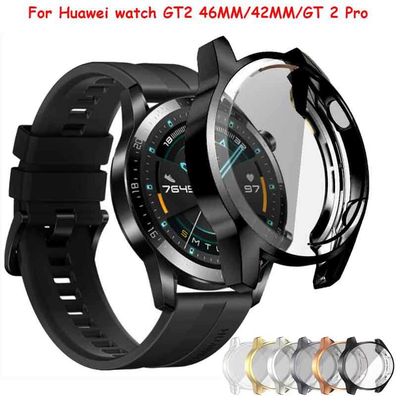 Ốp TPU Cho Huawei Watch GT 2 46Mm 42Mm/GT2 Pro Ốp Bảo Vệ Toàn Bộ Màn Hình Xung Quanh Mềm Ốp Chống Sốc