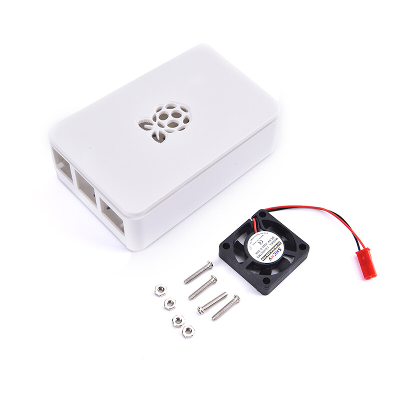 Yyds💕hộp vỏ ngăn + quạt tản nhiệt + tản nhiệt cho raspberry pi 3 b + / 3 b