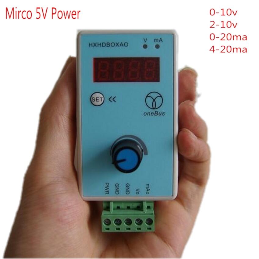 4-20ma 0-20ma 2-10v 0-10v mô phỏng điện áp tương tự điều chỉnh 5v dc