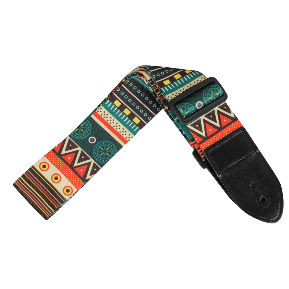 Dây Đeo Đàn Guitar Điện Polyester Dây Đeo Đàn Guitar Acoustic Ballad Phong Cách Dân Tộc Phụ Kiện Nhạc Cụ