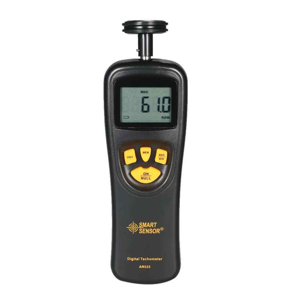 Smart sensor máy đo tốc độ kỹ thuật số ar925 0.05 ~ 19999.9m/phút 0.5 ~ 19999rpm đồng hồ tốc độ