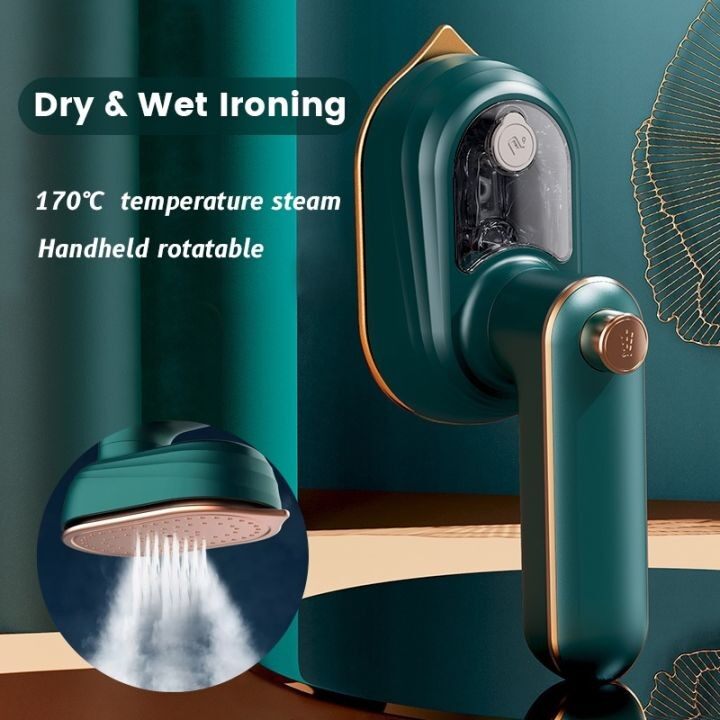 Dueplay bàn ủi hơi nước bàn ủi hơi nước mini cầm tay xoay được bằng điện cho quần áo treo khô/ướt du lịch máy ủi stim bàn ủi seterika