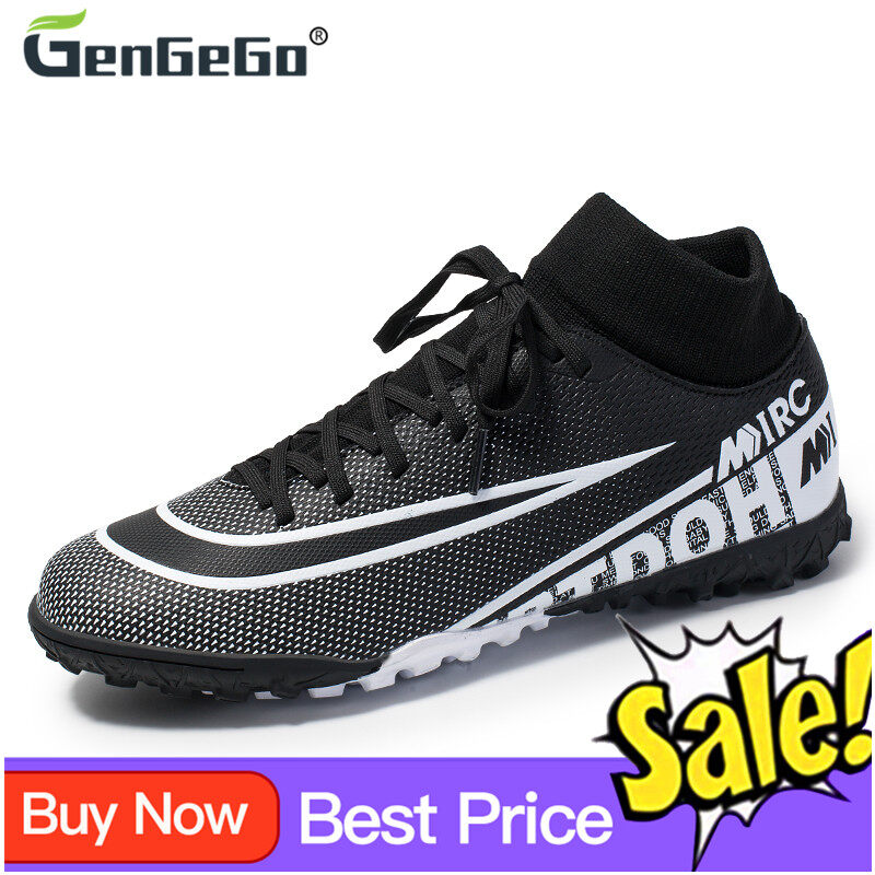 GENGEGO Giày Thể Thao Nam Bóng Đá Giày Ngoài Trời Giày Đá Bóng Chạy Bộ Giày Đinh Trong Nhà Giày Bóng Đá Futsal Cho Nữ Giày Thể Thao Bốt Đi Chân Bóng Đá Nữ