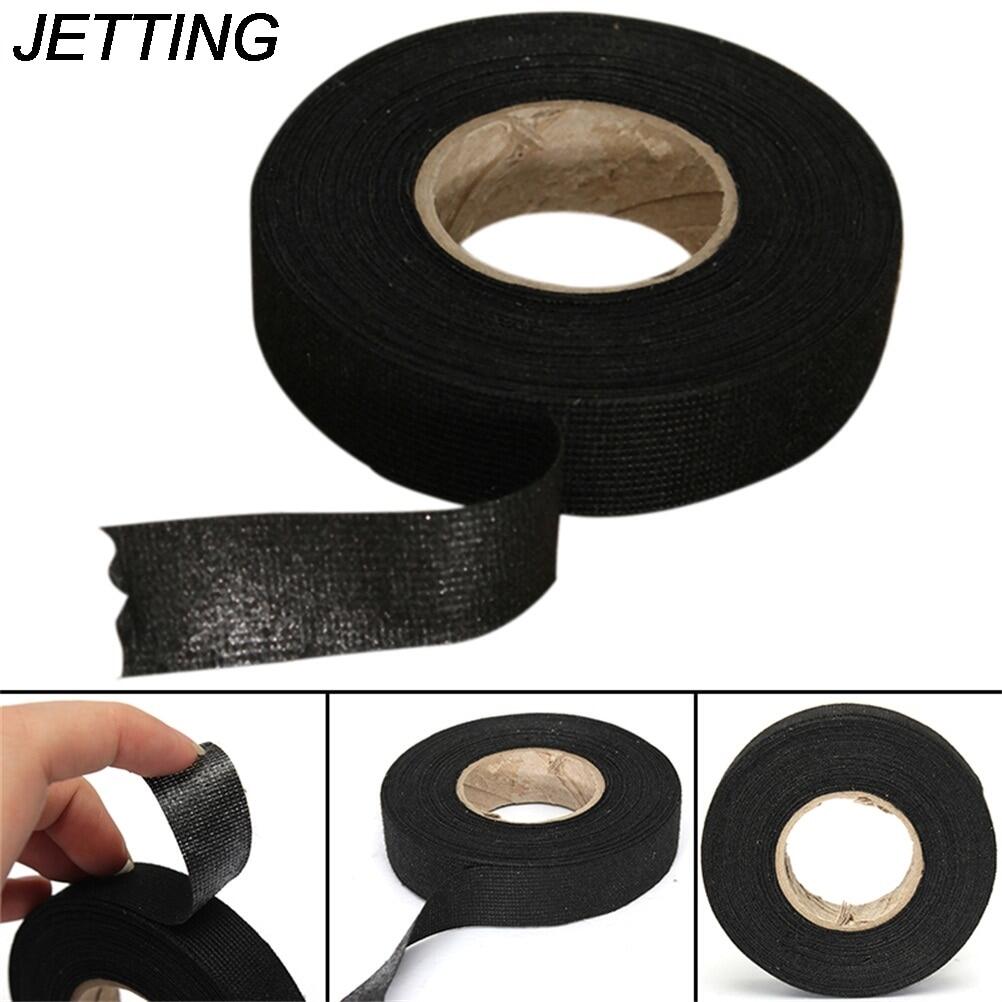 【Best-Selling】 Ever Green House 1 Cuộn Băng Keo Dây Điện Màu Đen 19Mm * 15M Băng Keo Vải Dính Chắc Chắn Cho Khung Dệt Ô Tô