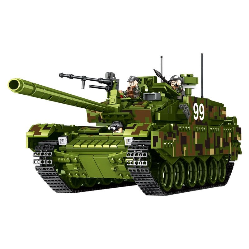 Gwl879 Tương thích với lego Đội Quân quân đội xe tăng quân đội máy bay Câu