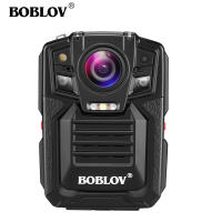 BOBLOV D7 Body Mini Police Camera กล้องสวมใส่ร่างกาย HD 1296P 128GB กล้องบันทึกไนท์วิชั่น IR Night Version กระเป๋ากันน้ำการเคลื่อนไหวขนาดเล็ก DVR Video Recorder พร้อมกล้องติดรถยนต์มุมกว้าง 140° สำหรับความปลอดภัยของตำรวจยาม For Vlogging