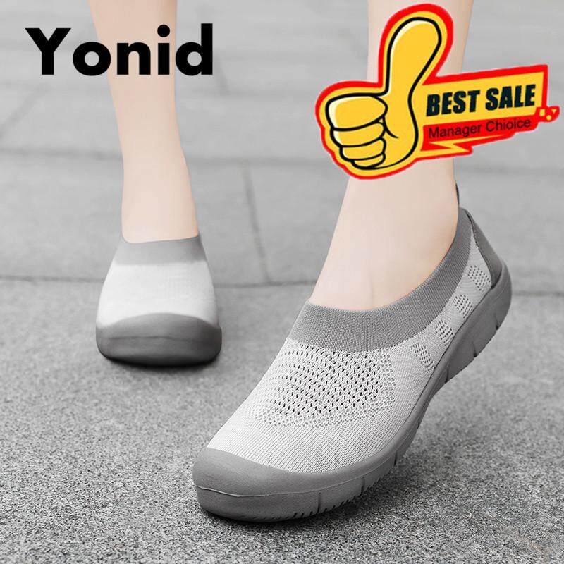 Yonid ขนาด 35-42 รองเท้าผ้าใบสตรีกลางแจ้งรองเท้าลำลองสำหรับสตรีกีฬารองเท้า