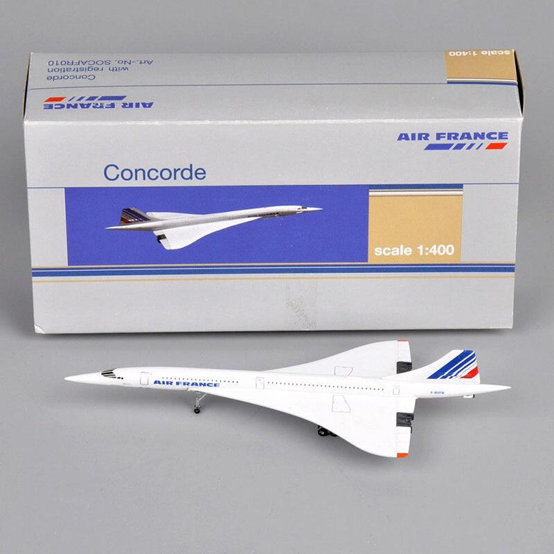 Air france mô hình máy bay concorde tỷ lệ 1976-2003 1/400 đồ chơi máy bay đúc khuôn cho người hâm mộ bộ sưu tập còn hàng