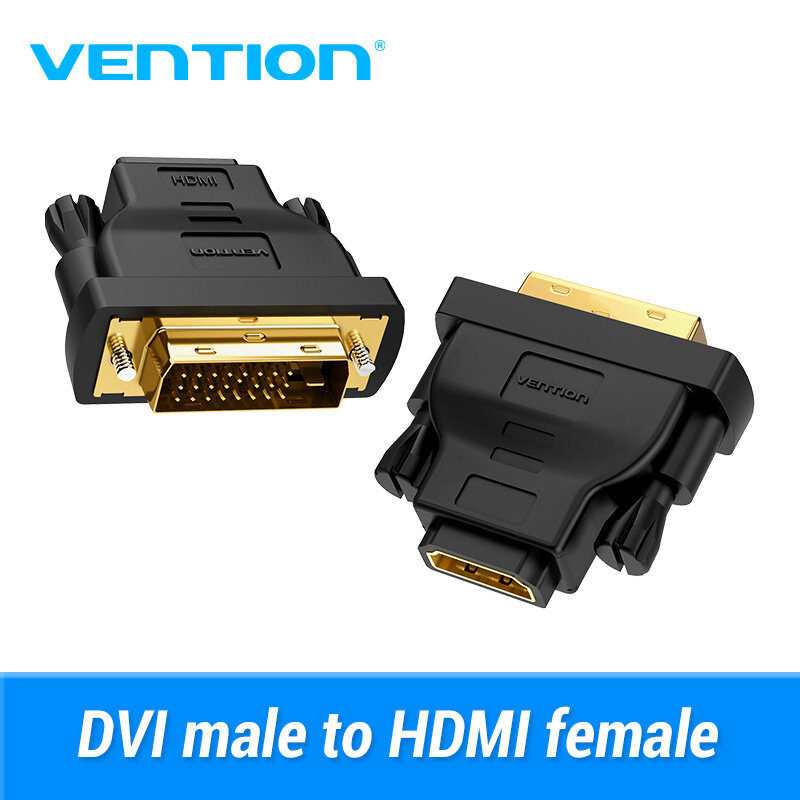 Bộ chuyển đổi DVI 24 + 1 đực sang HDMI cái mạ vàng bộ chuyển đổi  DVI 24 + 5 sang HDMI hỗ trợ 1080P 
