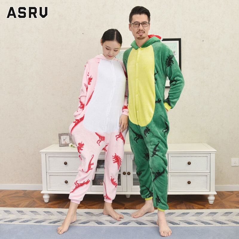 ASRV Đồ Ngủ Mùa Đông Cho Nữ Đồ Ngủ Đôi Một Mảnh Hoạt Hình Áo Choàng Tắm