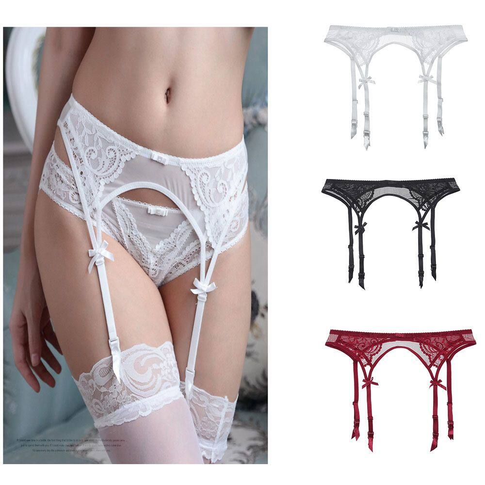 Thông dụng x tất nữ garter eo cao floral cho vớ cao đai nịt bít tất suspender thắt lưng co giãn ren mỏng nhẹ garter