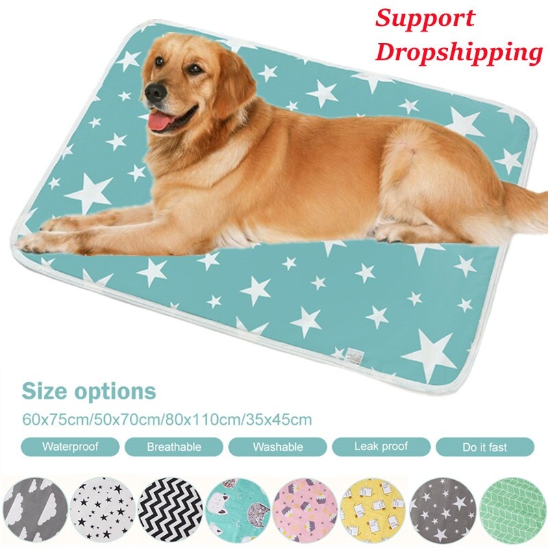 〖Kelulu pet〗Underpad for Dogs Cooling Mats Urine Diaper Mat Waterproof Reusable Training Pad Dog Car breathable Dog Bed пеленки для собак