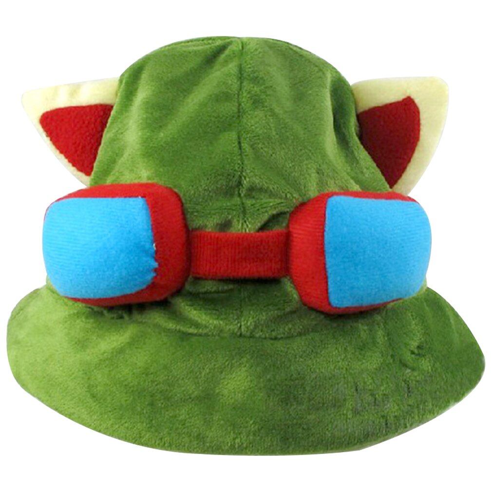 WLLW LOL Hóa Trang Dễ Thương Teemo, Mũ Ấm Dự Tiệc, Mũ Cosplay Mùa Đông Vui Nhộn Cho Người Lớn Trẻ Em Đi Nghỉ Lễ