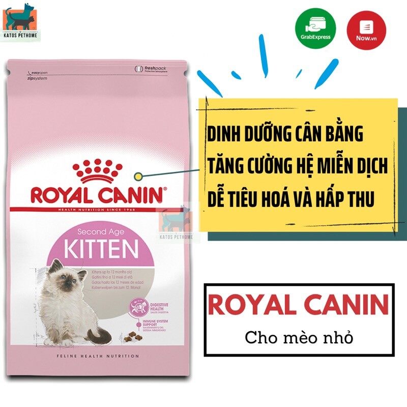 Thức ăn hạt khô cho mèo royal canin kitten bao 10kg