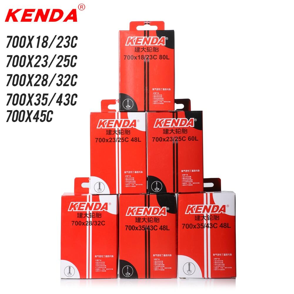 Kenda 700c 23c 25c 35c 45c van schrader presta ống ruột xe đạp leo núi lốp chambre air