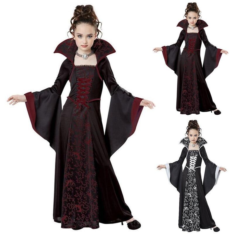Halloween Costume for Kids Halloween Fantasy Vampire Costume Girls Witch