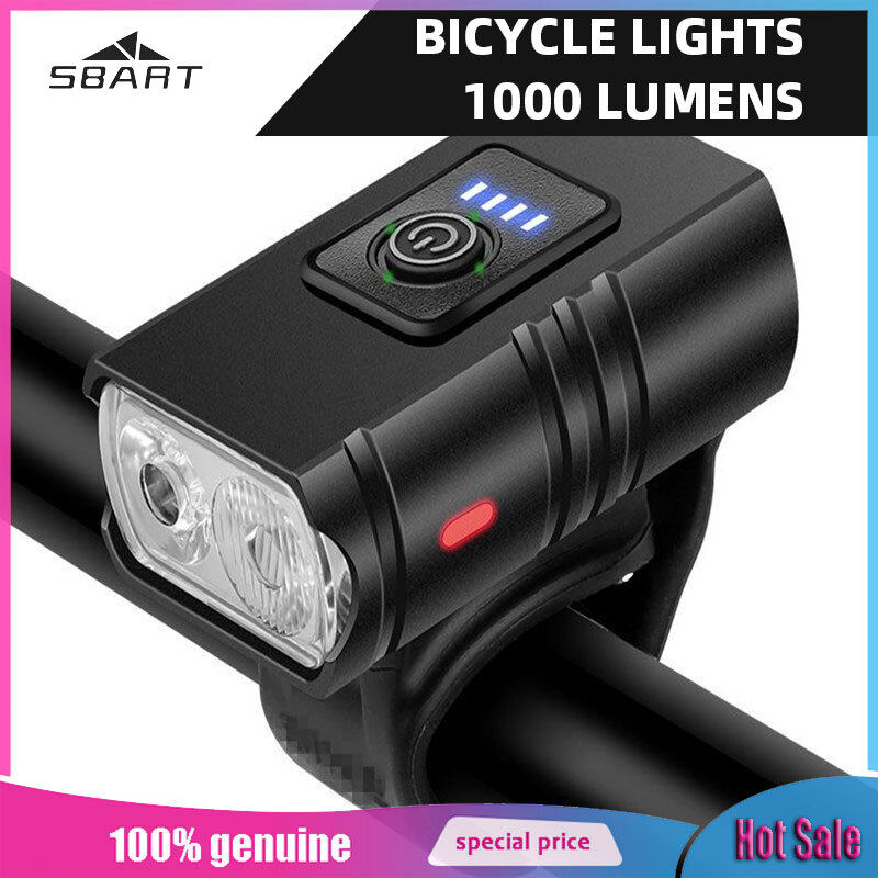 Sbart mới kép t6 đèn xe đạp sạc usb ngoài trời không thấm nước cưỡi chiếu sáng đèn chiếu phía trước đèn xe đạp leo núi đèn xe đạp