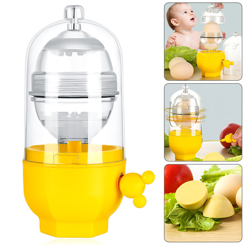 SUNY [Hàng Sẵn Có] Trứng Lòng Đỏ Trộn Bên Trong Trứng Vàng Stiring Blend Maker Dụng Cụ Kéo Nhà Bếp Dụng Cụ Lắc Đa Năng Máy Cắt Lát Gia Dụng Tiện Ích