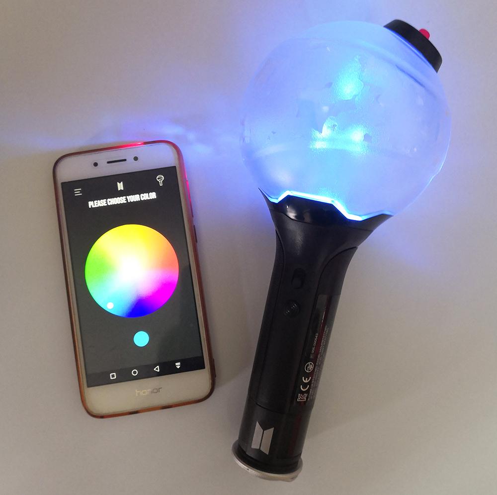 Kpop BangTan Group Original BTS Lightstick Official App-Controlled Light stick Ver.3 with Bluetooth Concert Fans Collection