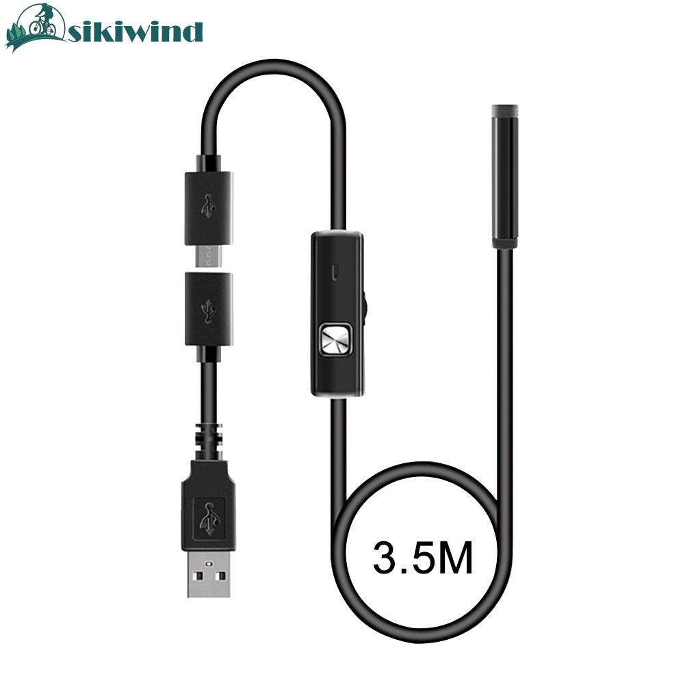 7โมบายมิลลิเมตรโทรศัพท์ Endoscope ท่อกันน้ำ USB 6LED อุตสาหกรรมกล้องงู