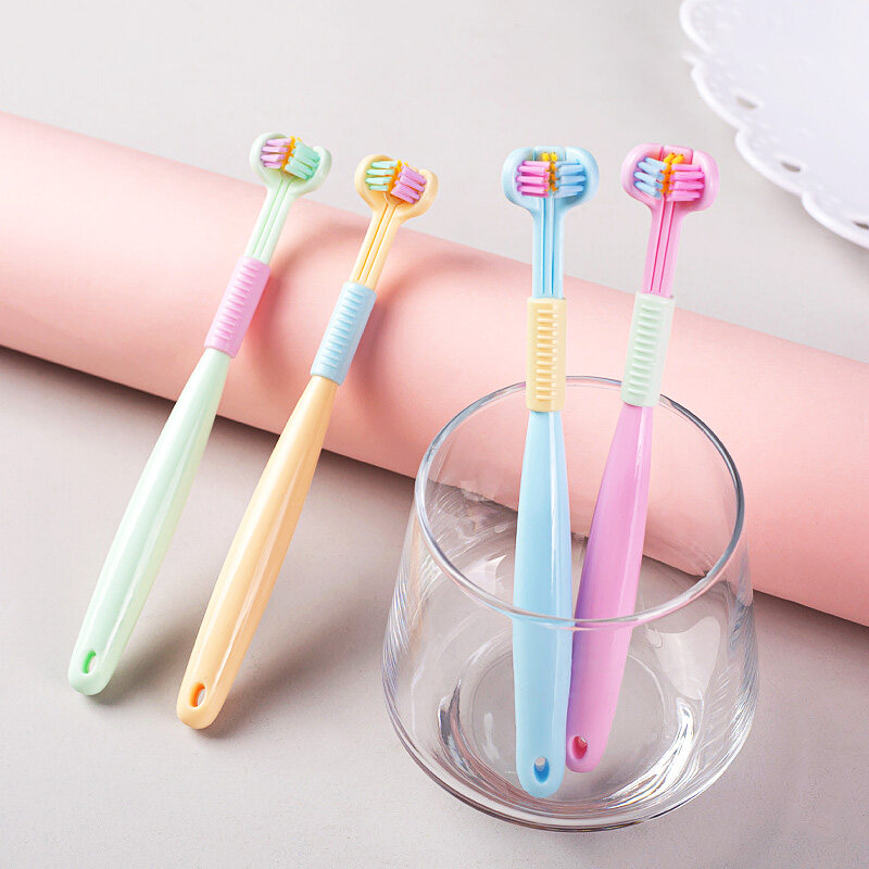 Fat Handle Toothbrush Gingival Protection Toothbrush Tongue Brush Soft
