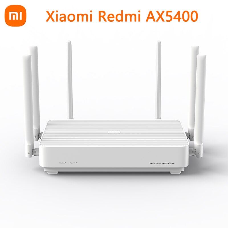 Xiaomi Redmi ax5400 Bộ định tuyến Wi-Fi lưới hệ thống Wifi 6 160MHz băng thông cao 4K QAM 512MB bộ n